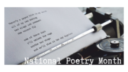 National Poetry Month